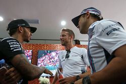 Jenson Button, McLaren Honda celebrates 300 GP, Lewis Hamilton, Mercedes AMG F1 Team and Felipe Massa, Williams F1 Team