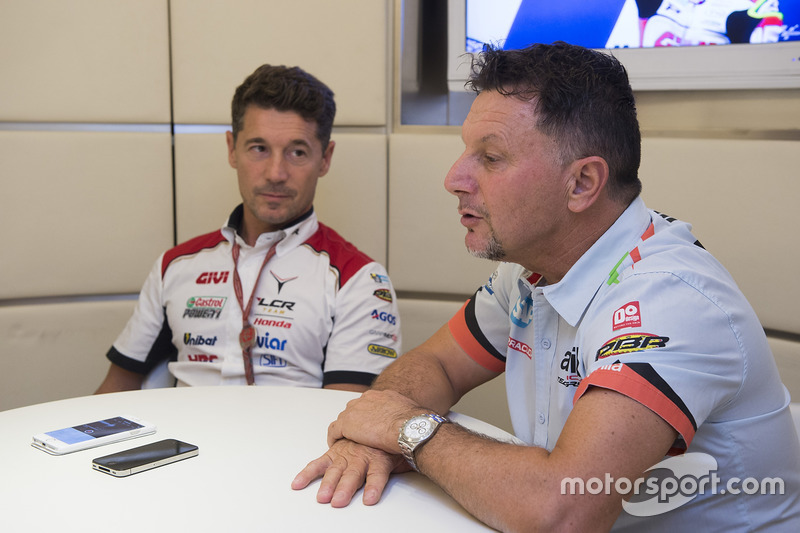 Lucio Cecchinello e Fausto Gresini