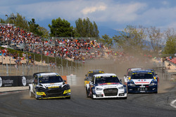 Тимур Тимерзянов, World RX Team Austria; Маттиас Экстрём, EKS RX; Йохан Кристофферссон, Volkswagen Team Sweden