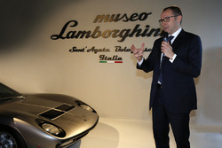 CEO Stefano Domenicali di Lamborghini Museum unveiling in Sant'Agata Bolognese