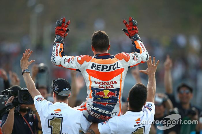 Marc Marquez ganador de la carrera, Repsol Honda Team