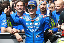 Tercer clasificado Maverick Viñales, Team Suzuki MotoGP