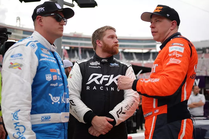 Ryan Preece, RFK Racing, Chris Buescher, RFK Racing, Brad Keselowski, RFK Racing