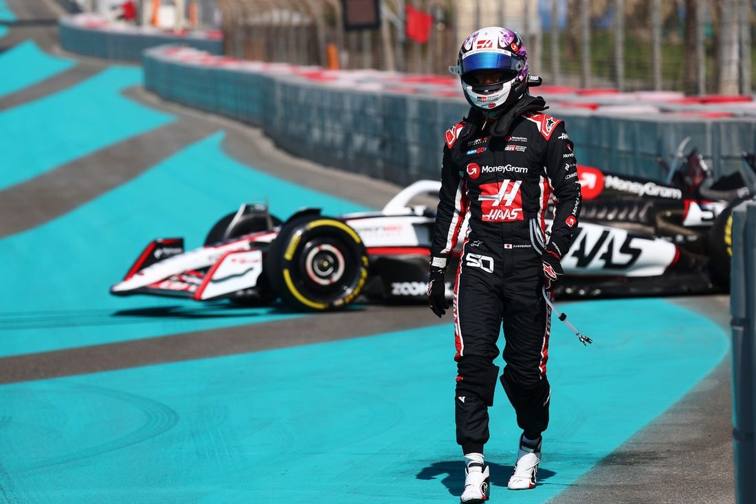 Ryo Hirakawa, wypadek zespołu Haas F1 Team