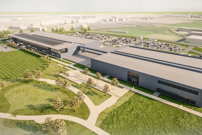 Aston Martin Silverstone factory rendering