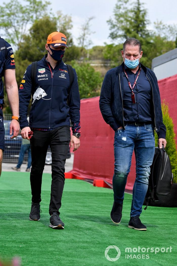 Max Verstappen, Red Bull Racing and Jos Verstappen