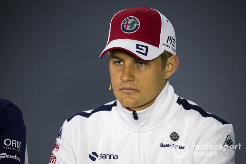 Marcus Ericsson, Sauber en conférence de presse