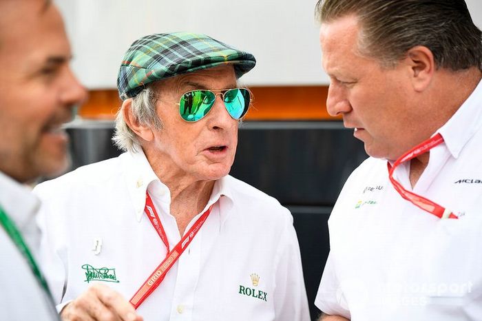 Sir Jackie Stewart e Zak Brown, CEO da McLaren