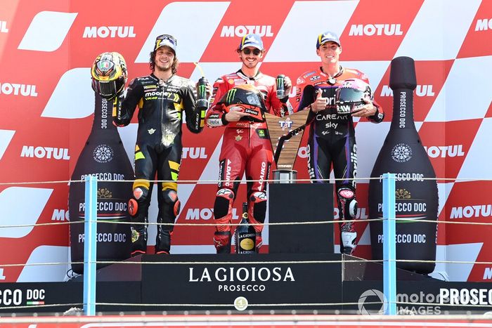 Marco Bezzecchi, VR46 Racing Team, Francesco Bagnaia, Ducati Team, Aleix Espargaró, Aprilia Racing Team
