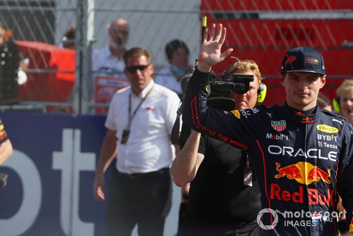Tercer puesto Max Verstappen, Red Bull Racing, en la parrilla tras la clasificación