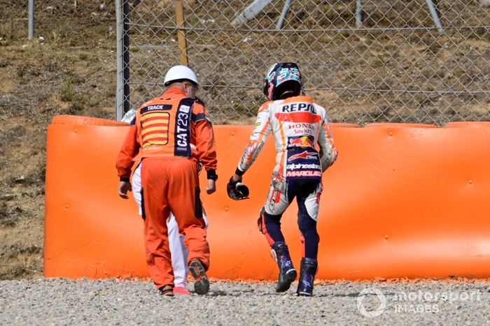 Marc Márquez, caída del Repsol Honda Team