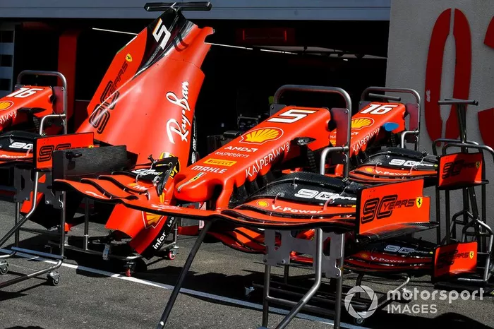 Alerón delantero del Ferrari SF90