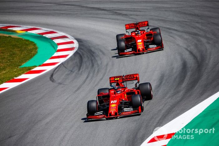 Charles Leclerc, Ferrari SF90, Sebastian Vettel, Ferrari SF90