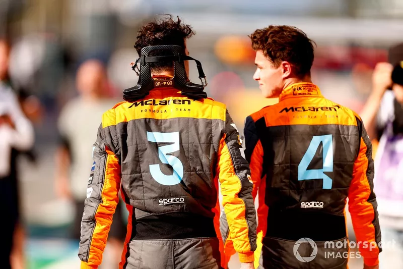 Daniel Ricciardo, McLaren, Lando Norris, McLaren