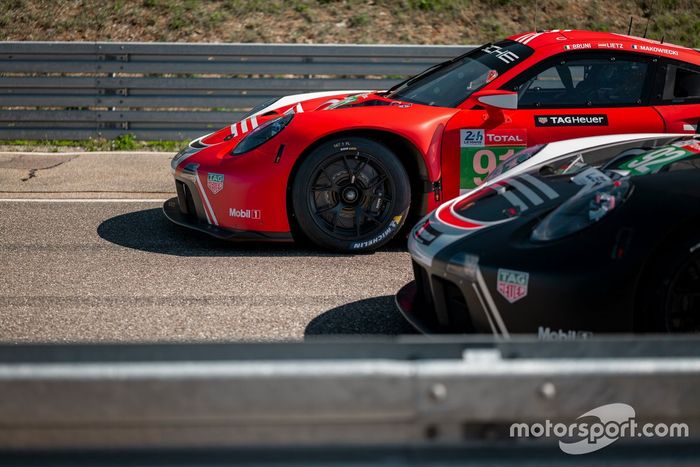 #91 Porsche GT Team Porsche 911 RSR: Gianmaria Bruni, Richard Lietz, Frederic Makowiecki, #92 Porsche GT Team Porsche 911 RSR: Michael Christensen, Kevin Estre, Laurens Vanthoor