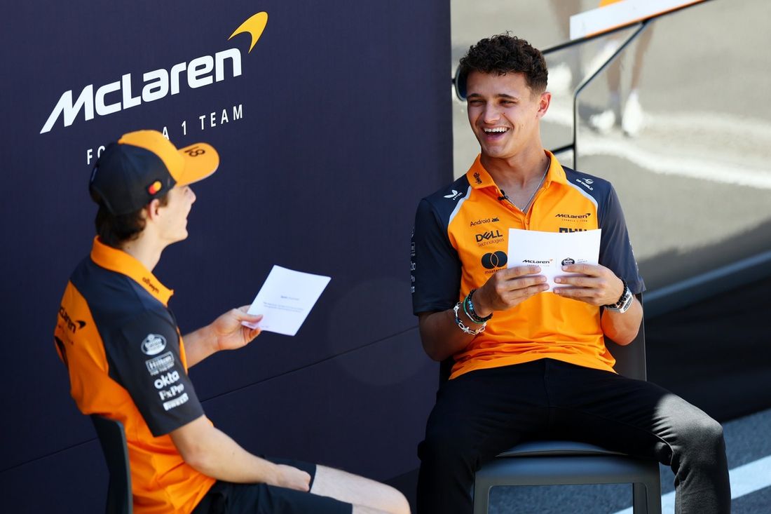 Lando Norris, McLaren, Oscar Piastri