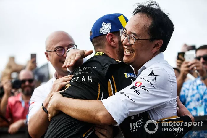 Jean-Eric Vergne, DS TECHEETAH, eufórico