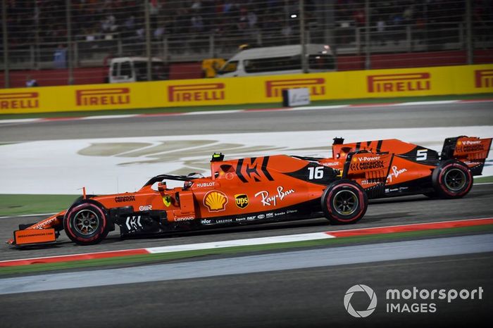 Sebastian Vettel, Ferrari SF90, Charles Leclerc, Ferrari SF90