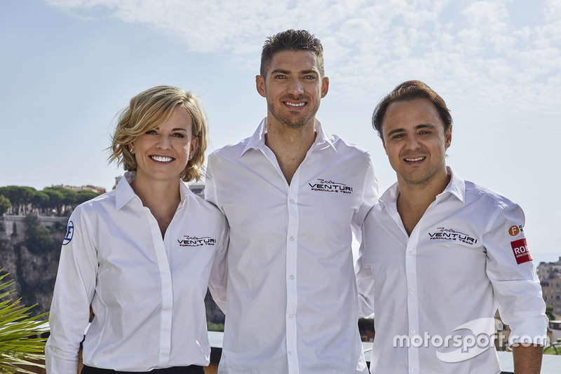 Susie Wollf, Edoardo Mortara, Filipe Massa, Venturi