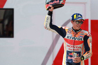 Podio: il terzo classificato Marc Marquez, Repsol Honda Team