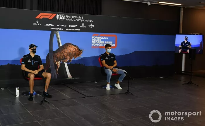 Nicholas Latifi, Williams y George Russell, Williams