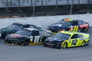 Ryan Blaney, Team Penske, Ford Mustang Menards / Knauf Alex Bowman, Hendrick Motorsports, Chevrolet Camaro ChevyGoods.com/Adam's Polishes William Byron, Hendrick Motorsports, Chevrolet Camaro Axalta 
