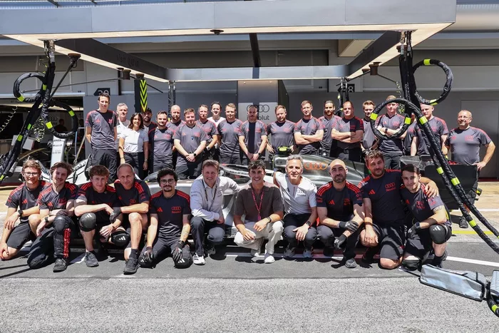 Audi F1 Team with Marc Marquez.