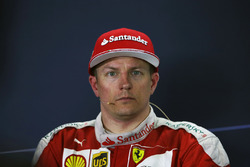 Kimi Raikkonen, Ferrari in the FIA Press Conference