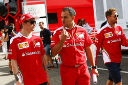 Kimi Raikkonen, Ferrari con Diego Ioverno, Direttore delle operazioni Ferrari