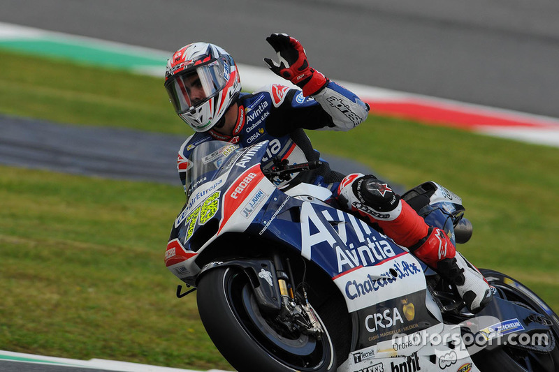 Loris Baz (Avintia Racing) Sturz