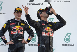 Подіум: Переможець гонки Даніель Ріккардо, Red Bull Racing