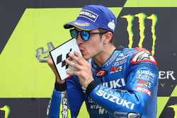 Подіум: третє місце Маверіка Віньялеса, Team Suzuki MotoGP