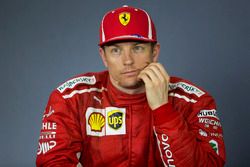 Kimi Raikkonen, Ferrari en la conferencia de prensa