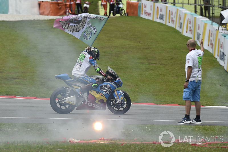 Third place and champion Franco Morbidelli, Marc VDS