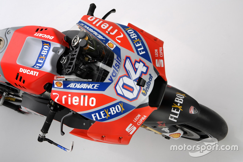 La moto d'Andrea Dovizioso, Ducati Team