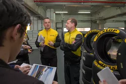 Dunlop team members