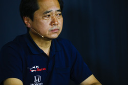 Toyoharu Tanabe, F1 Technical Director, Honda, in the Press Conference