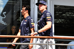 Max Verstappen, Red Bull Racing e Daniel Ricciardo, Red Bull Racing
