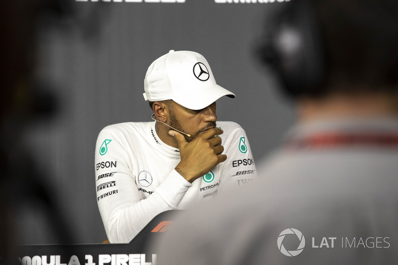 Lewis Hamilton, Mercedes-AMG F1 in the Press Conference