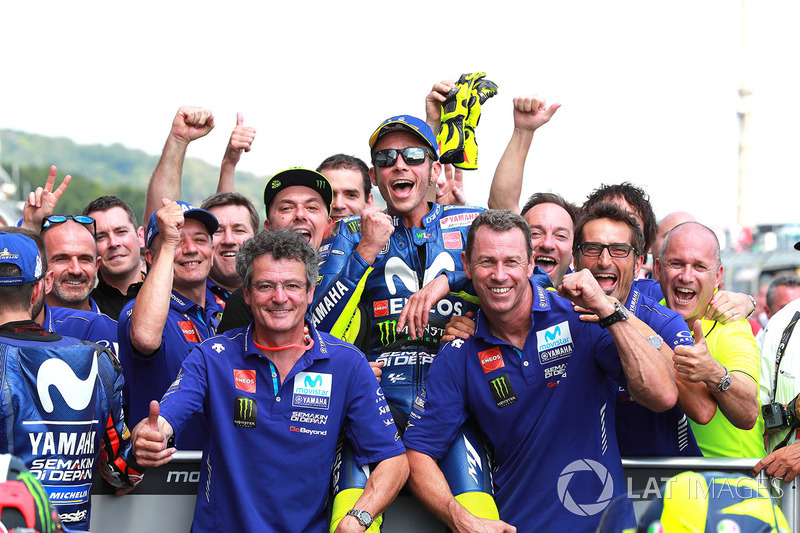 Second place Valentino Rossi, Yamaha Factory Racing