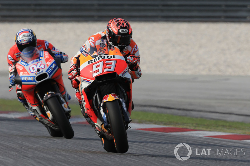 Marc Marquez, Repsol Honda Team, Andrea Dovizioso, Ducati Team