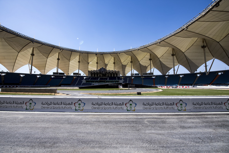 Preparaciones de la pista