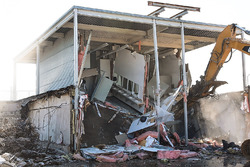 Paddock demolition