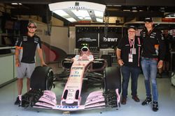 Sergio Perez, Sahara Force India and Esteban Ocon, Sahara Force India, guest