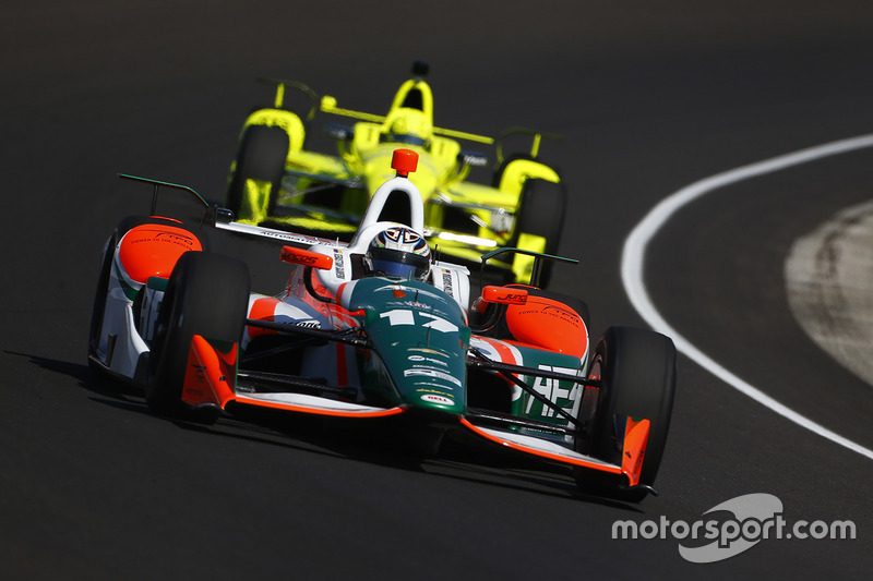 Sebastian Saavedra, Juncos Racing Chevrolet, Simon Pagenaud, Team Penske Chevrolet