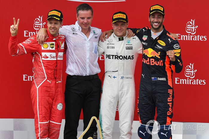 Sebastian Vettel foi o segundo colocado e Daniel Ricciardo completou o pódio em Spielberg.