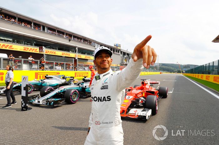 Y llegó el momento en el que, en Spa, igualó el récord de Schumacher