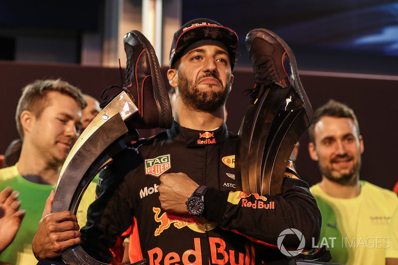 Race winner Daniel Ricciardo, Red Bull Racing