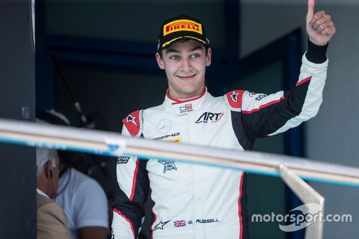 Podio: George Russell, ART Grand Prix