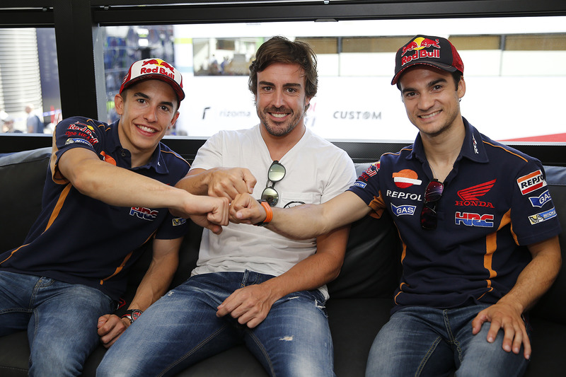 Marc Marquez, Repsol Honda Team, Fernando Alonso, Dani Pedrosa, Repsol Honda Team